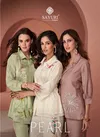 Pearl By Sayuri Pure Silk Western Cord Set Suppliers In India